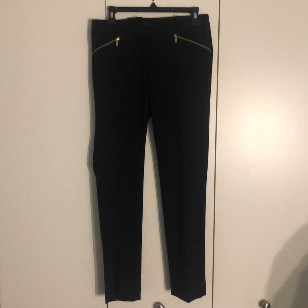 Black Calvin Klein Straight Cut Slacks